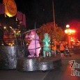 When last we left, the first Disney Villains float had just turned the corner on Main Street in the Magic Kingdom. Well continue if you dare, foolish mortals – to see the rest of Disney’s Boo to You Parade complete with Villains, ghosts and gravediggers! As always, click to enlarge...