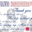Not-So-Wordless Wednesday: Give the Gift of Life I wasn’t planning on doing a Wordless Wednesday post today, but when this Thank You image appeared in my inbox just now, it brought tears to my eyes. What a wonderful reminder that something as simple as sitting in a chair for a little while can actually help save lives....