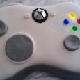 Xbox 360 Controller Cake! As you know, I discussed my past cake creations earlier and it was within the comments of that entry that the suggestion came in from my good friend Luis to make an Xbox controller cake. I instantly agreed that would be the perfect idea for my Xbox Live-addicted 11 year-old....
