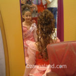 S. at Bibbidy Bobbidy Boutique for her birthday, August 2006