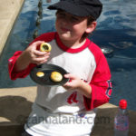 My son eating escargot. Yes, ESCARGOT.