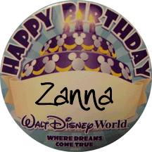 The birthday button is your key to special Disney attention