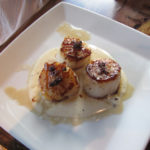 Delicious scallops at Sanaa