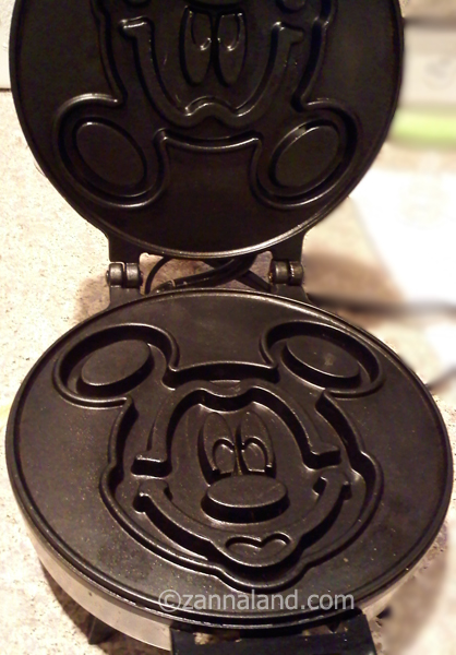 Disney Mickey Mouse Face Waffle Maker