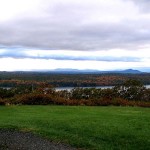 The hill next to the tower