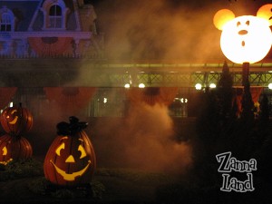 Fog rises from the Magic Kingdom as spirits gather for Halloween!