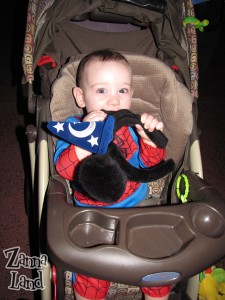 Spider-Mickey eating his ears...