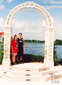 J and me dreaming at the Wedding Pavilion-1995