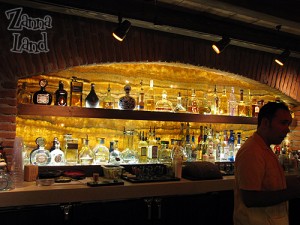 To the left as you enter is the impressive array of Tequilas available