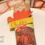 Personalized Turkey Cut-out Napkin Rings