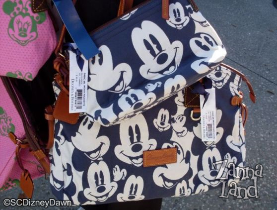 Blue Mickey Pouchette and Domed Satchel