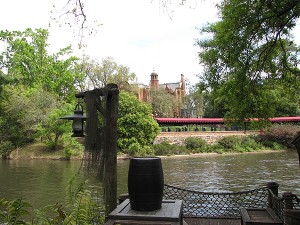 view of haunted mansion