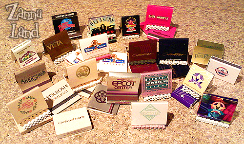 Disney Matchbooks