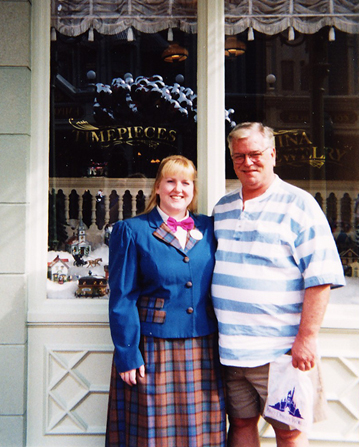 My Dad and I at Uptown Jewelers in 1995