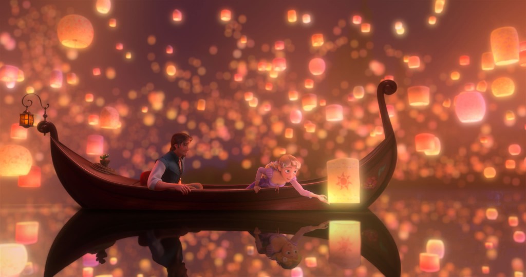 Tangled lantern scene