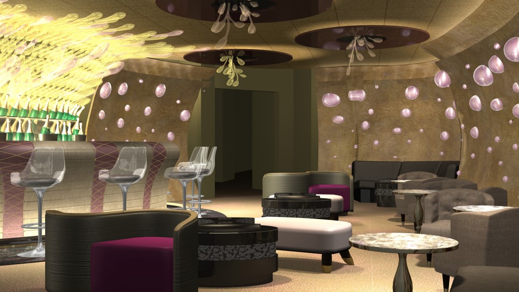 Pink lounge