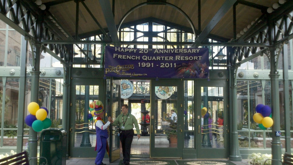 Disney's Port Orleans French Quarter 20th anniversary