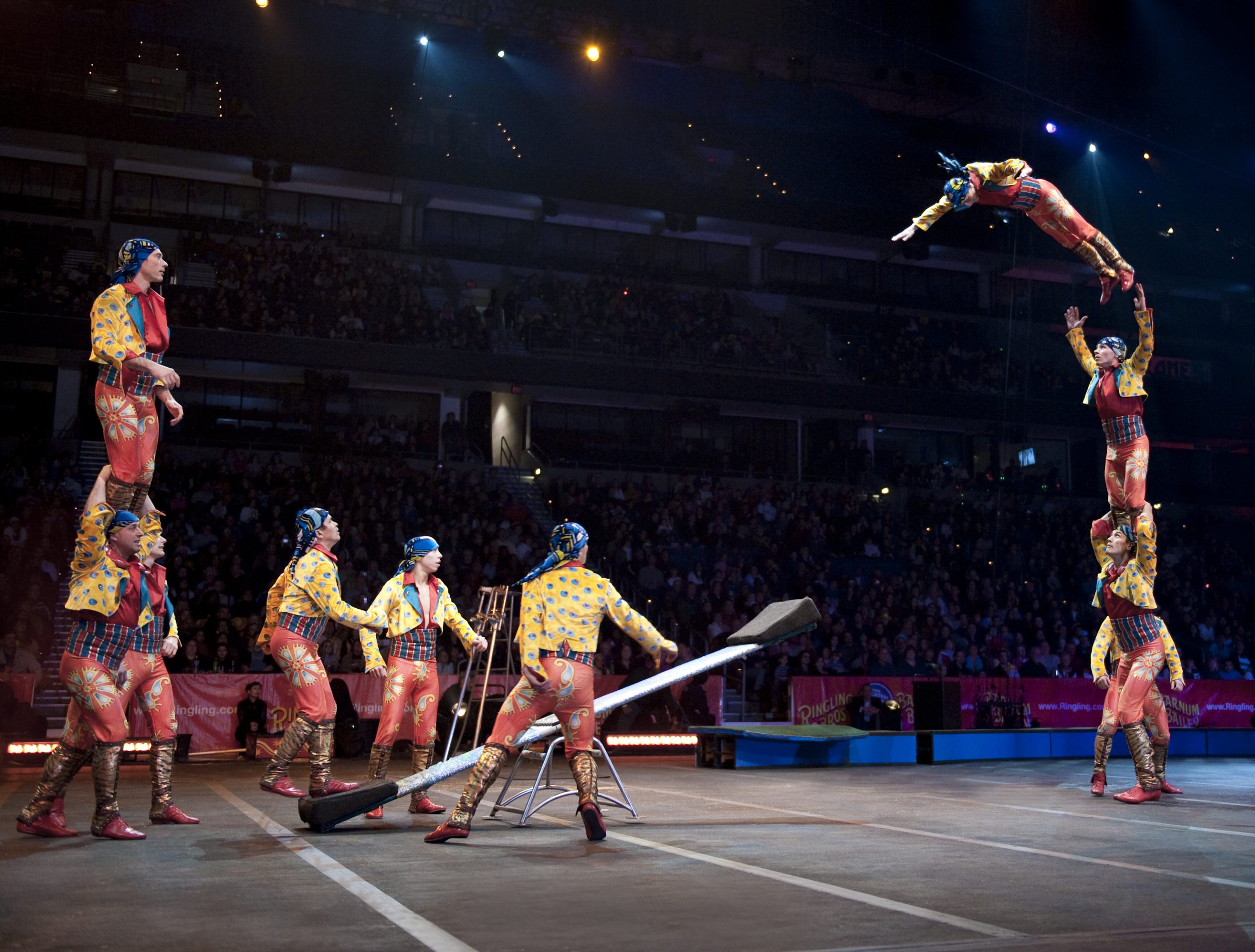 Ringling Bros troupe