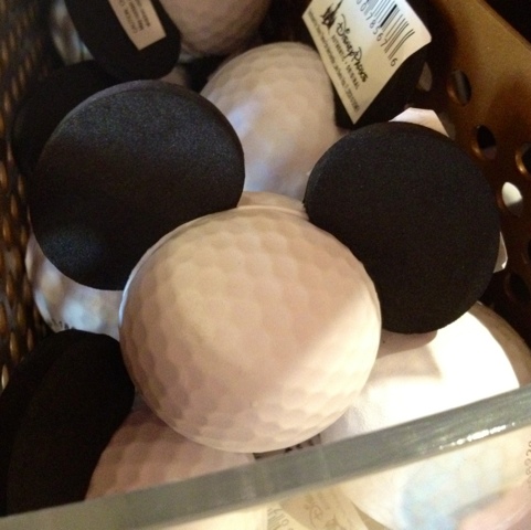 Golf ball Mickey antenna topper