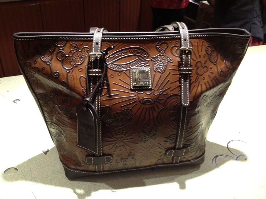 dooney and bourke dark brown leather purse