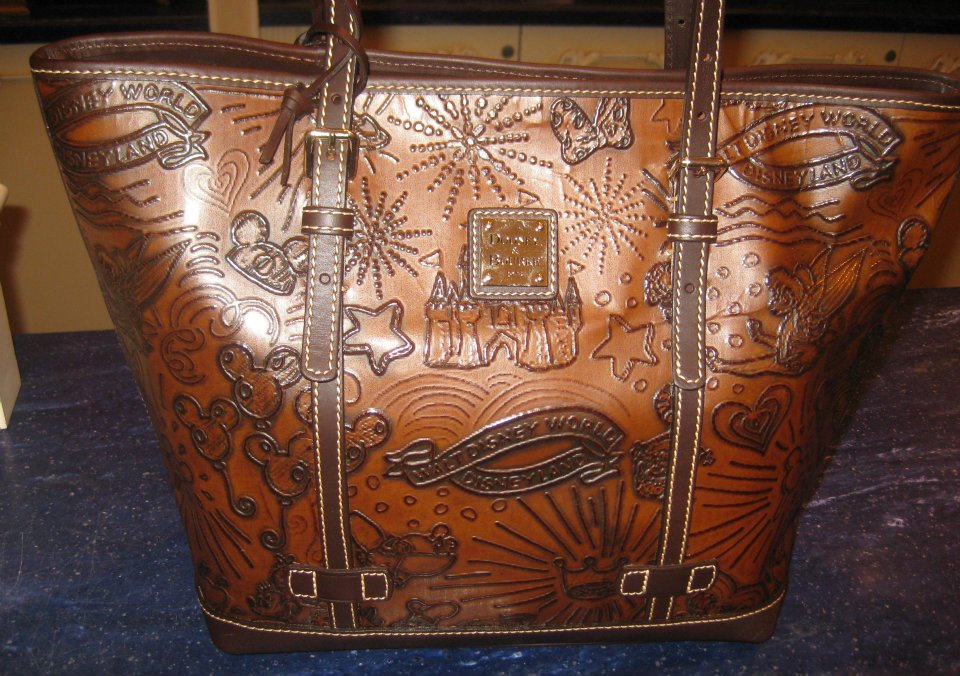 dooney and bourke dark brown leather purse