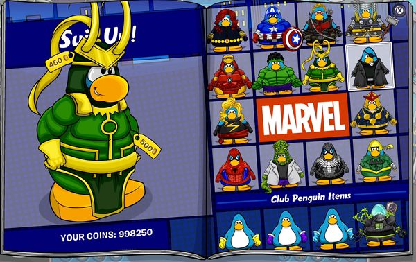 Club Penguin Super Heroes: Support