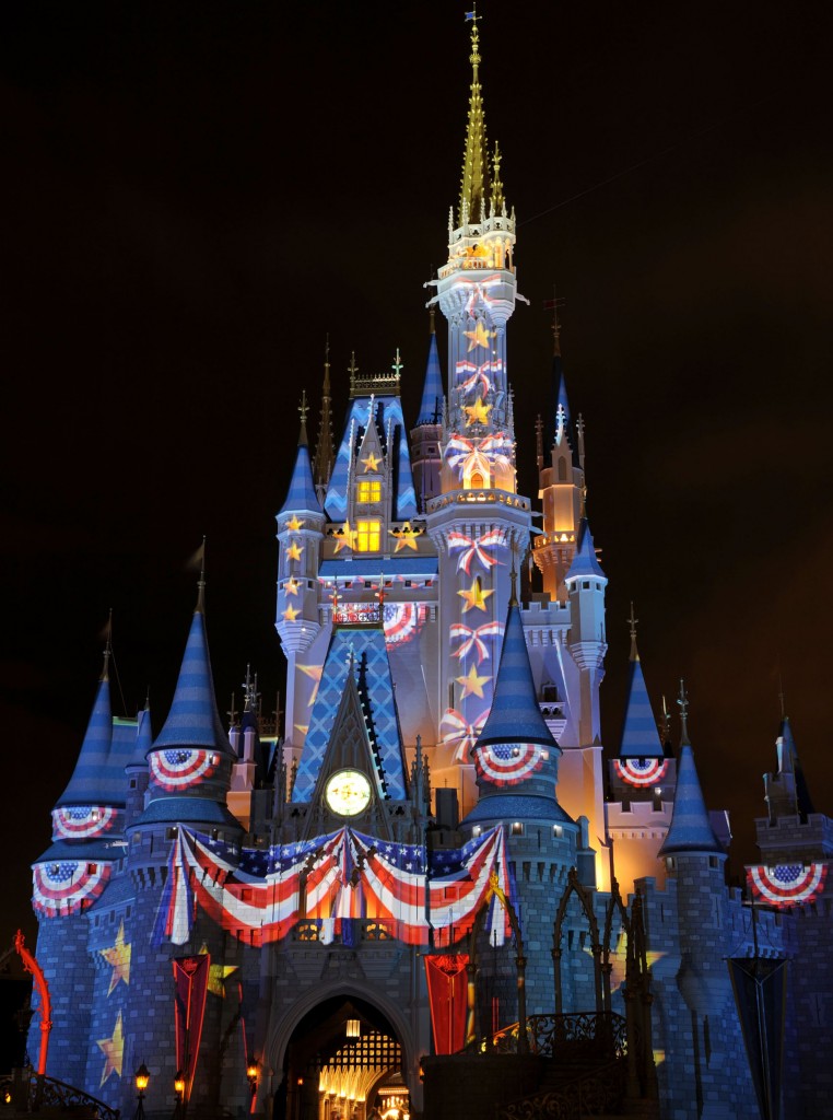 JULY 4TH CELEBRATED AT WALT DISNEY WORLD IN FLORIDA