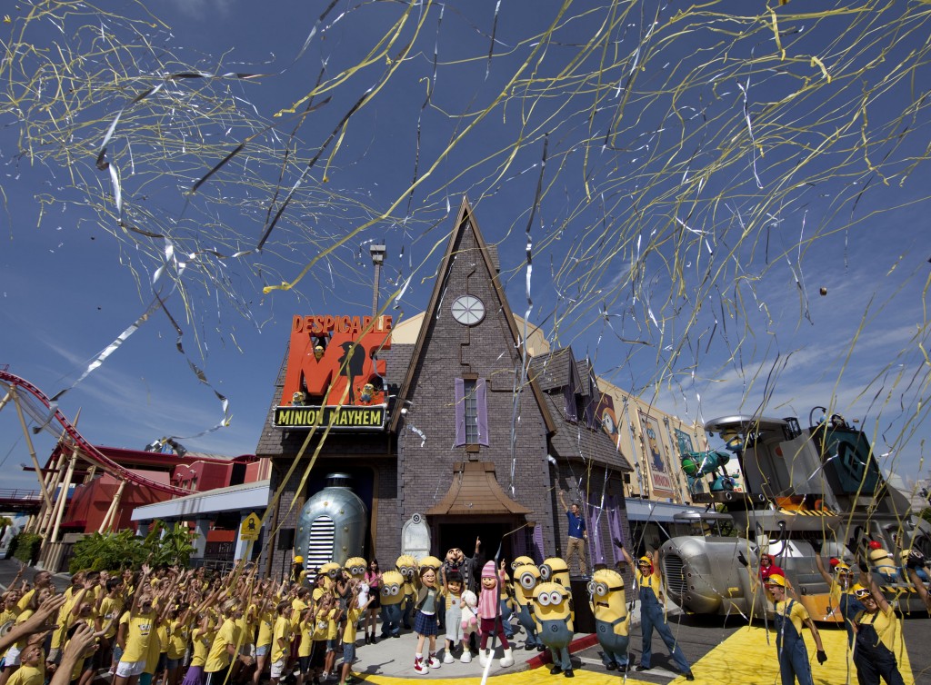 Despicable Me Minion Mayhem Grand OpeningPublicity