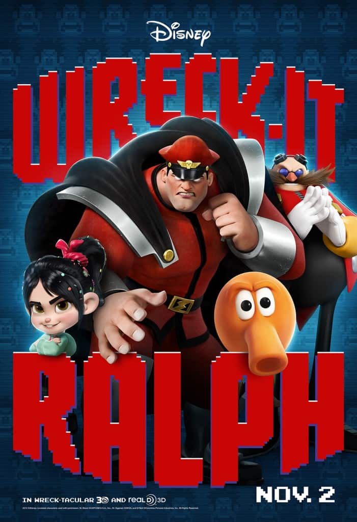 Wreck-It Ralph Q*bert movie poster