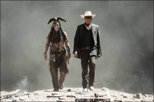 Johnny Depp in the Lone Ranger