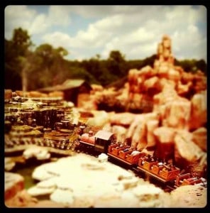 Tilt-shift Big Thunder by @otisney