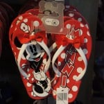 Minnie Mouse Bow Youth Flip Flops