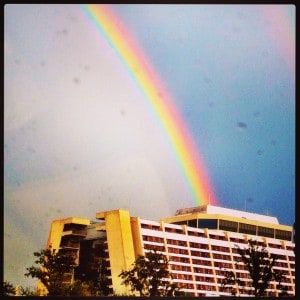 Contemporary Resort rainbow