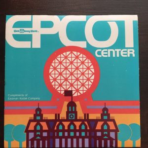 EPCOT Center 1982 map