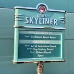 Disney Skyliner sign