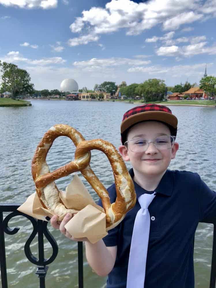 Epcot Germany pretzel