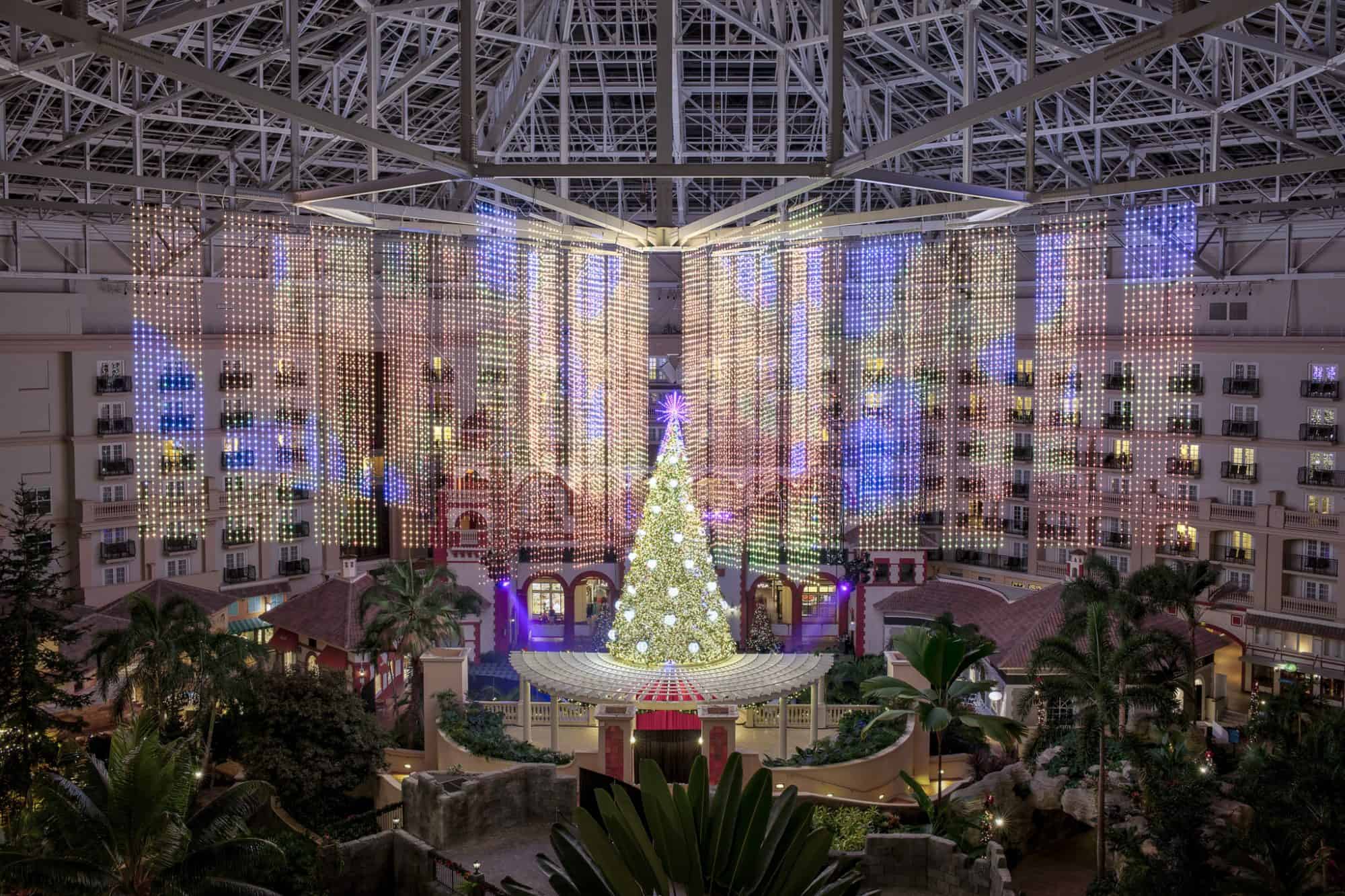 Gaylord Palms Atrium Christmas Lights